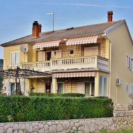 Family accommodation Krstinić - Banjol 604, Rab Croatia